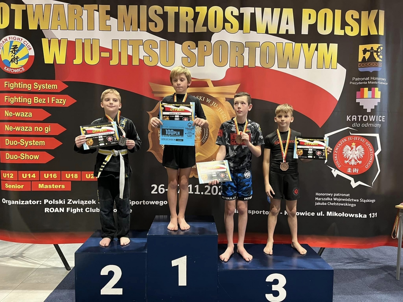 Zdjęcie w galerii na portalu naszwodzislaw.com: Sukcesy Akademii Top Team na mistrzostwach Polski w Katowicach wiadomości z regionu