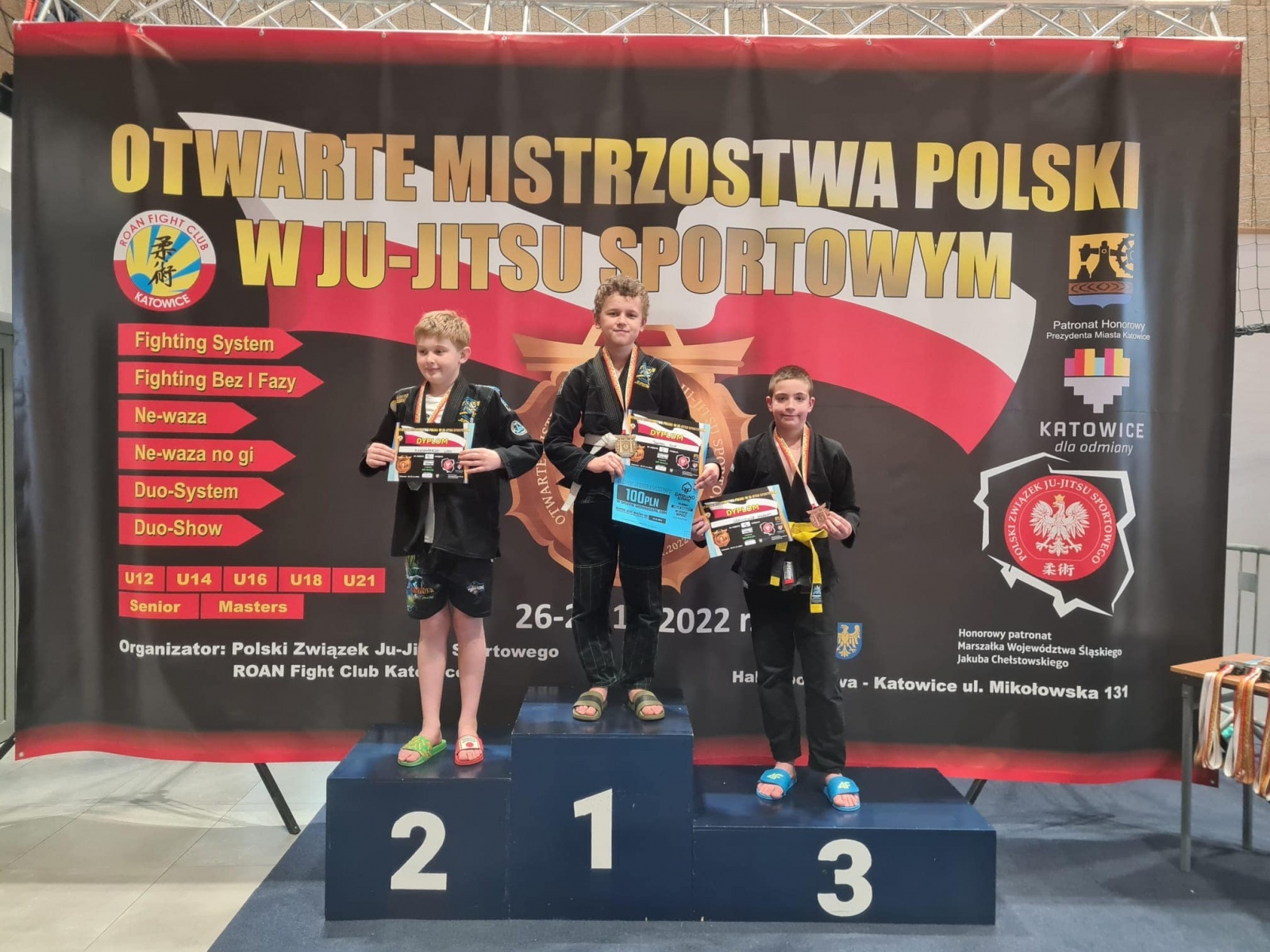 Zdjęcie w galerii na portalu naszwodzislaw.com: Sukcesy Akademii Top Team na mistrzostwach Polski w Katowicach wiadomości z regionu