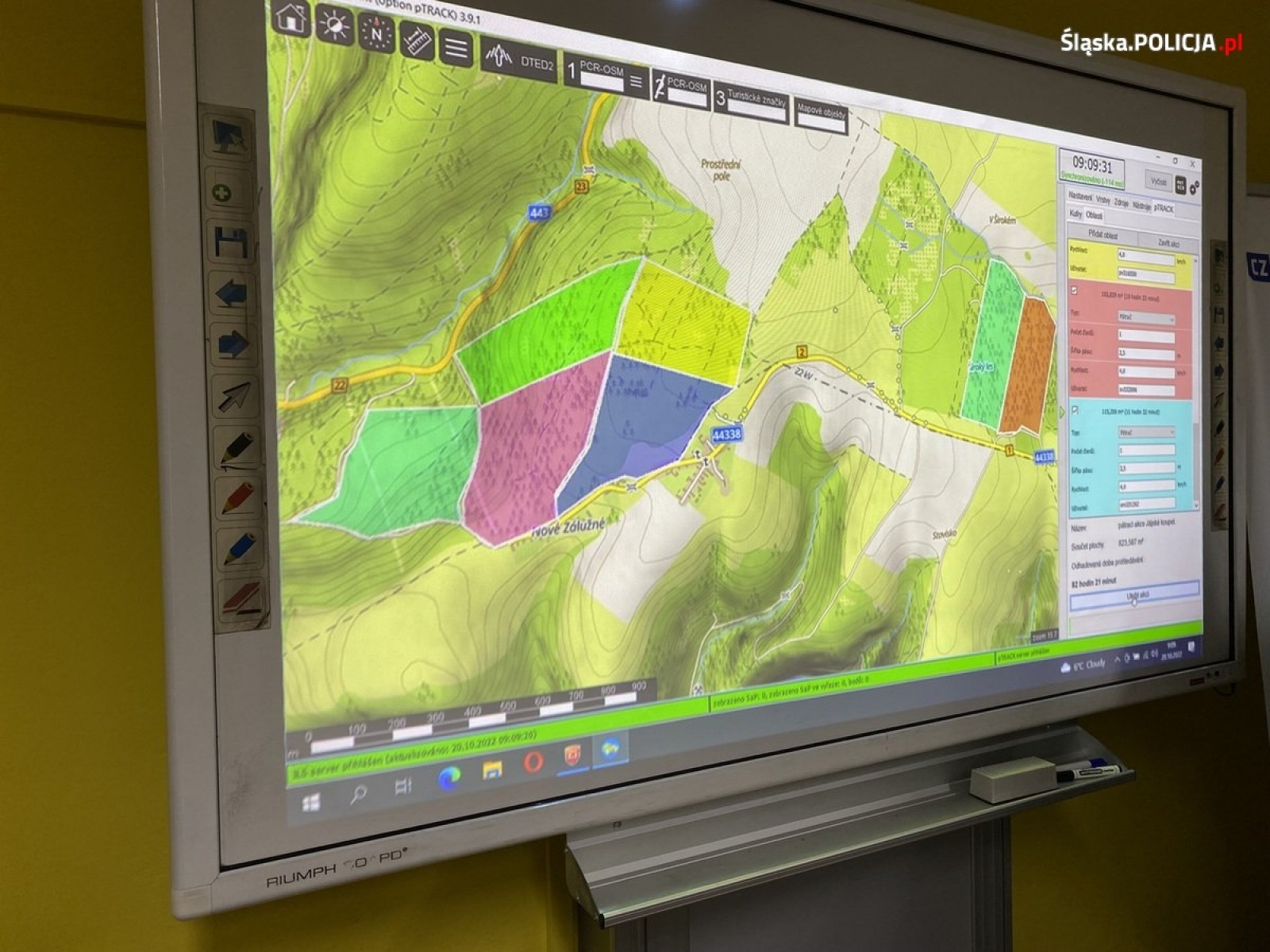 Zdjęcie w galerii na portalu naszwodzislaw.com: Wspólne szkolenie polskich i czeskich policyjnych przewodników psów wiadomości z regionu