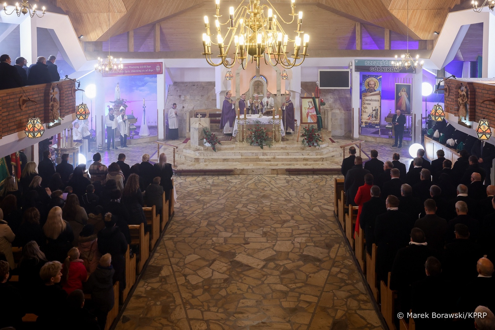 Zdjęcie w galerii na portalu naszwodzislaw.com: Barbórka. Prezydent w Pawłowicach wiadomości z regionu