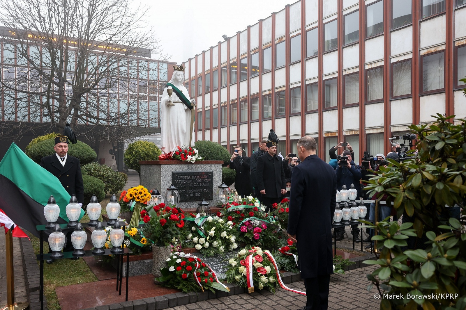 Zdjęcie w galerii na portalu naszwodzislaw.com: Barbórka. Prezydent w Pawłowicach wiadomości z regionu