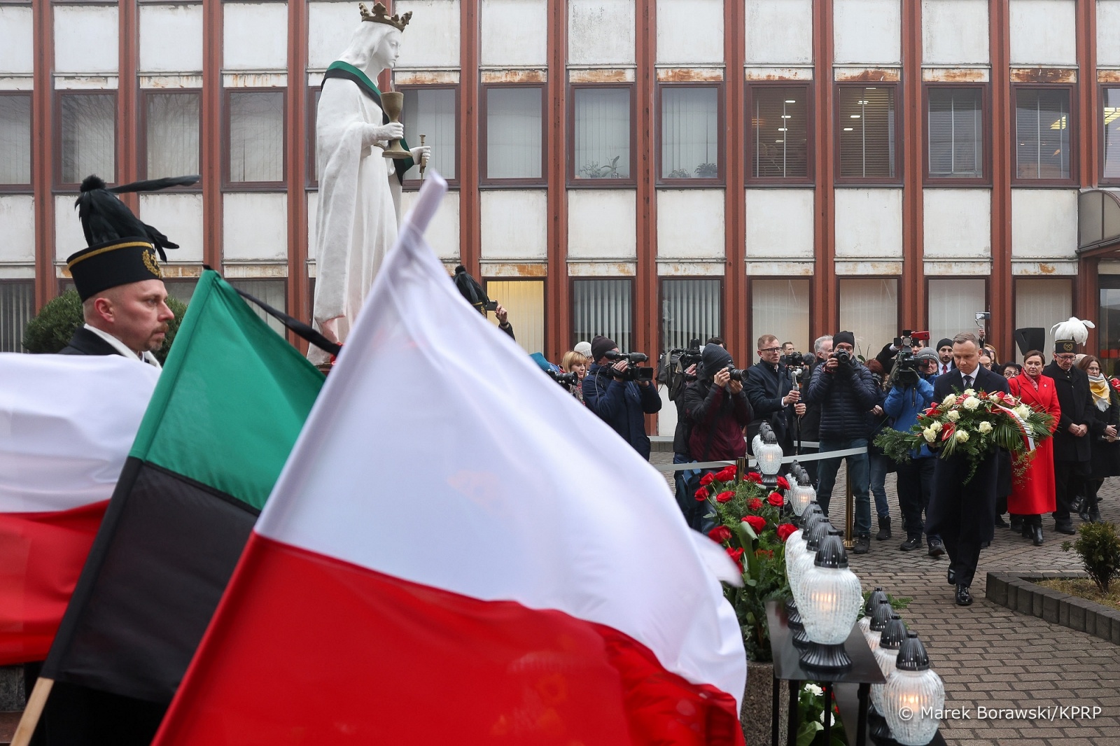 Zdjęcie w galerii na portalu naszwodzislaw.com: Barbórka. Prezydent w Pawłowicach wiadomości z regionu