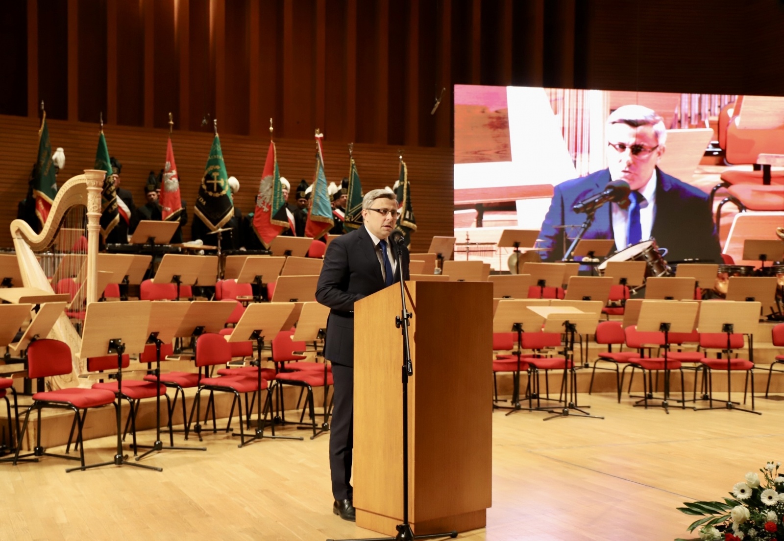 Zdjęcie w galerii na portalu naszwodzislaw.com: Uroczysta Akademia Barbórkowa Polskiej Grupy Górniczej wiadomości z regionu