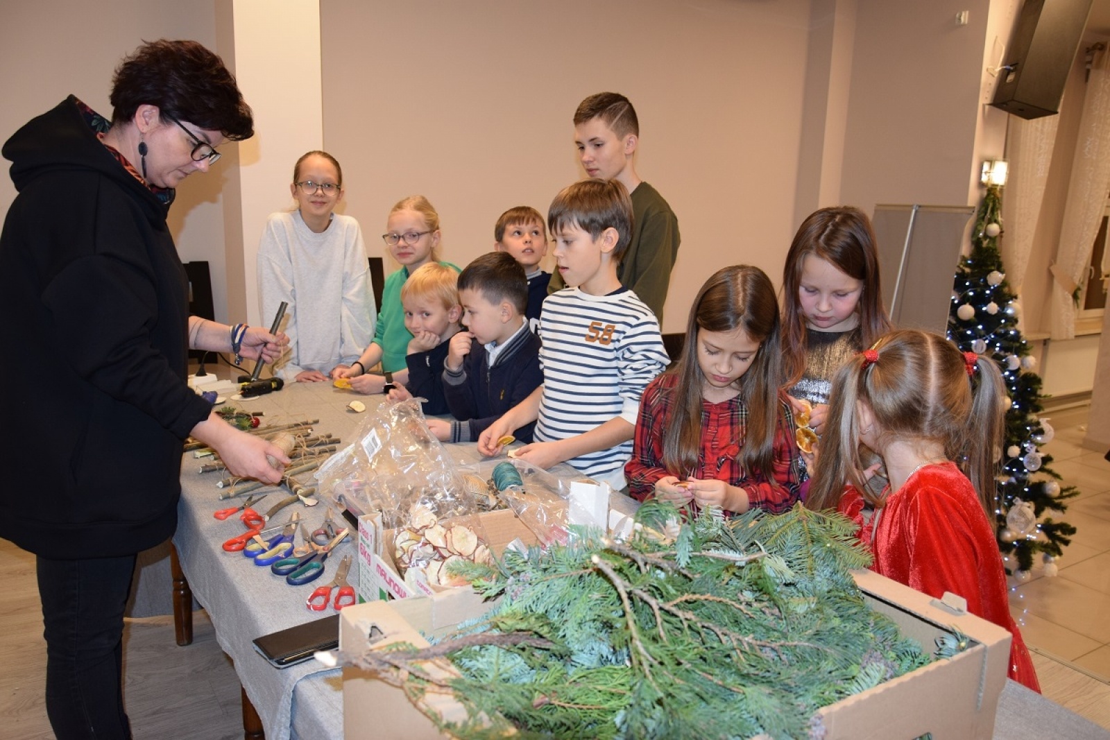 Zdjęcie w galerii na portalu naszwodzislaw.com: Mszana. Spotkanie opłatkowe z gośćmi z Ukrainy wiadomości z regionu