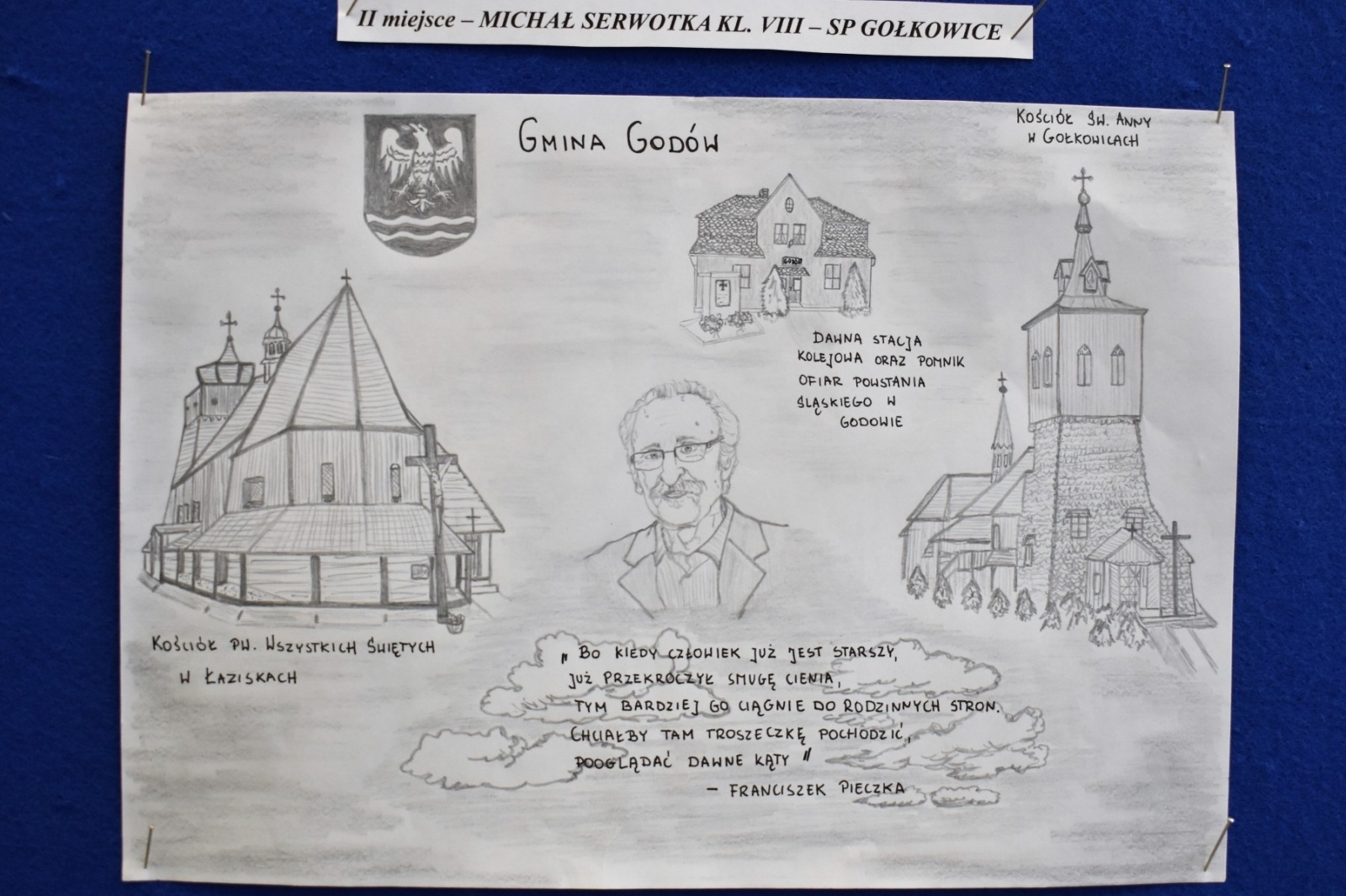 Zdjęcie w galerii na portalu naszwodzislaw.com: Pocztówka z naszej gminy dla Franciszka Pieczki. Podsumowanie konkursu wiadomości z regionu