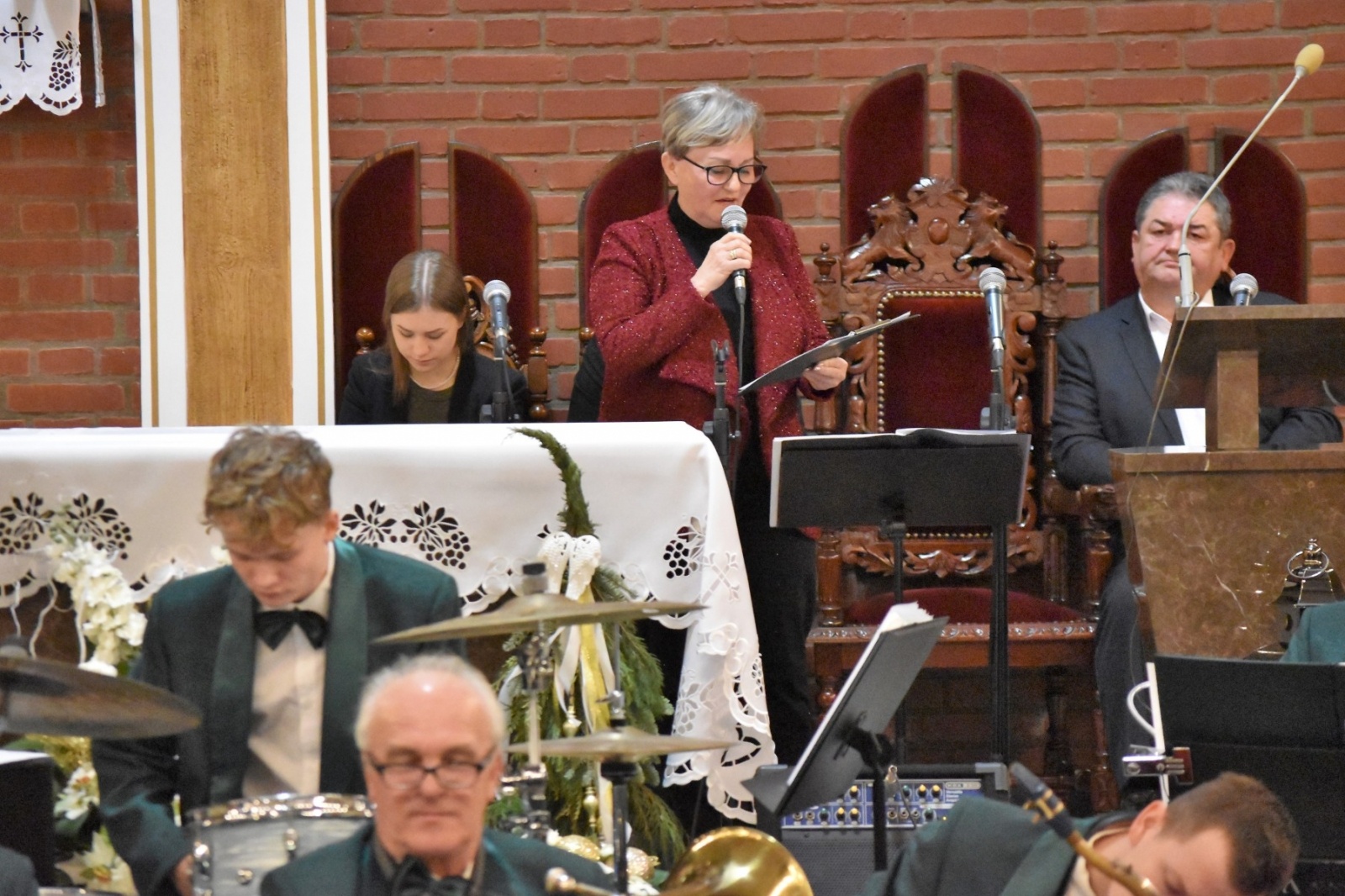 Zdjęcie w galerii na portalu naszwodzislaw.com: Noworoczny koncert gołkowickiej orkiestry dętej za nami [FOTO] wiadomości z regionu