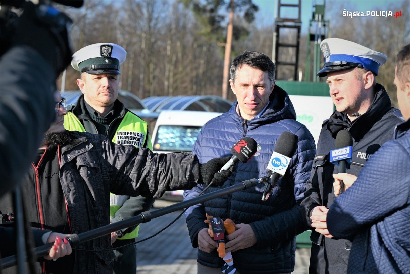 Zdjęcie w galerii na portalu naszwodzislaw.com: Śląska drogówka zainaugurowała akcję Bezpieczne ferie 2023 wiadomości z regionu