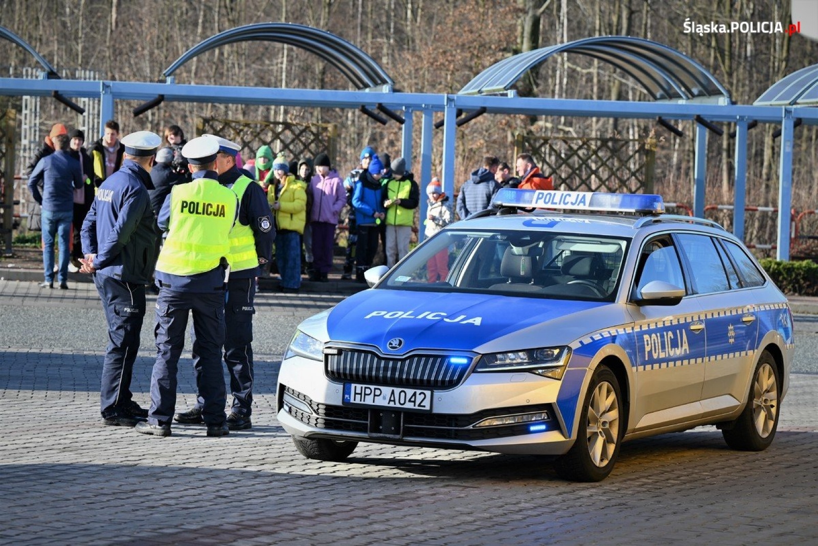 Zdjęcie w galerii na portalu naszwodzislaw.com: Śląska drogówka zainaugurowała akcję Bezpieczne ferie 2023 wiadomości z regionu