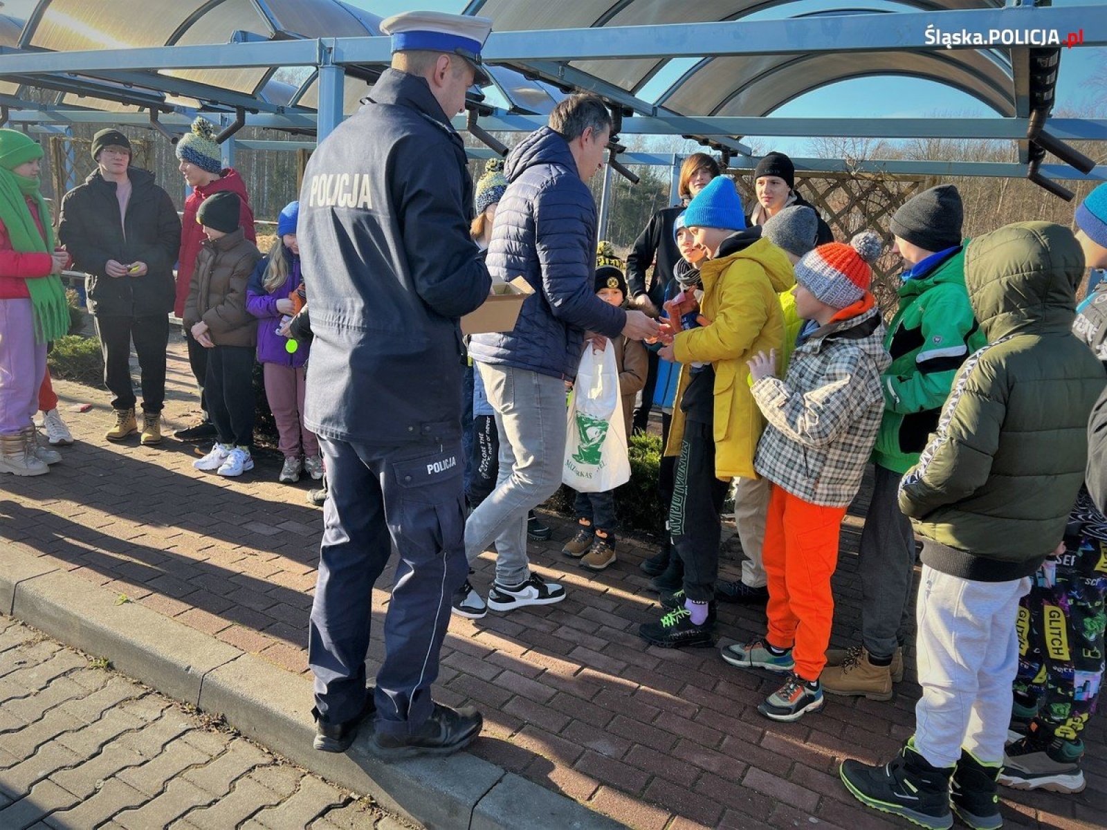 Zdjęcie w galerii na portalu naszwodzislaw.com: Śląska drogówka zainaugurowała akcję Bezpieczne ferie 2023 wiadomości z regionu