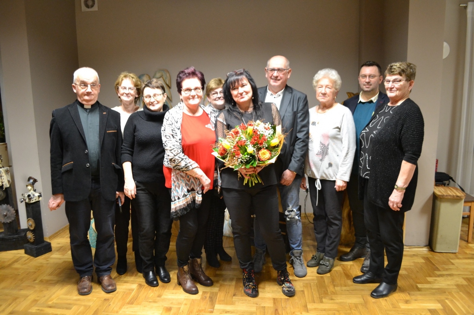 Zdjęcie w galerii na portalu naszwodzislaw.com: Wernisaż wystawy prac Bogumiły i Ireneusza Canibołów wiadomości z regionu