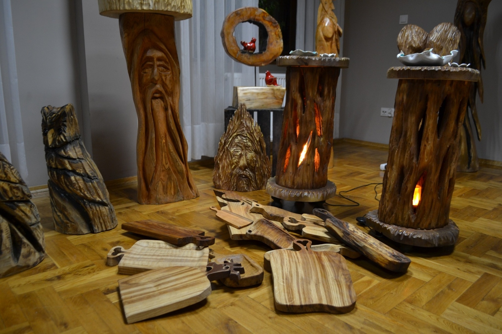 Zdjęcie w galerii na portalu naszwodzislaw.com: Wernisaż wystawy prac Bogumiły i Ireneusza Canibołów wiadomości z regionu