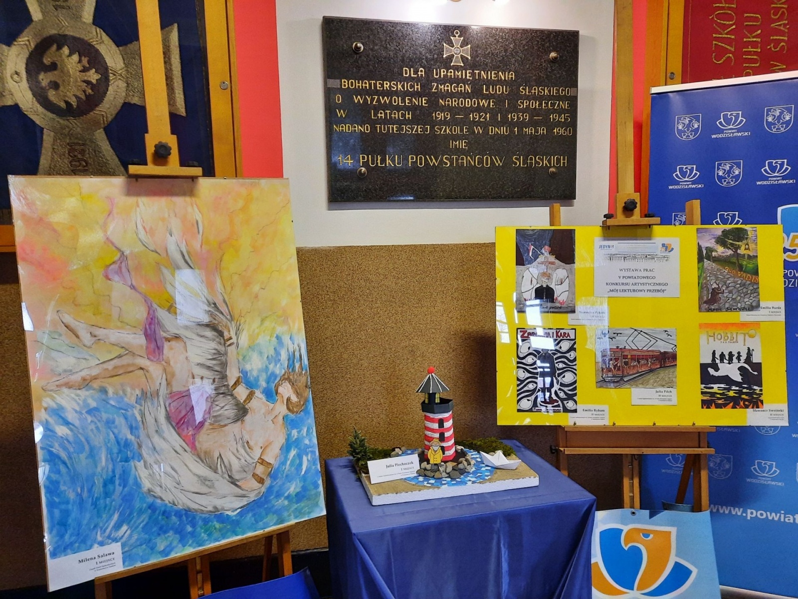 Zdjęcie w galerii na portalu naszwodzislaw.com: Mój lekturowy przebój. Powiatowy konkurs artystyczny za nami wiadomości z regionu