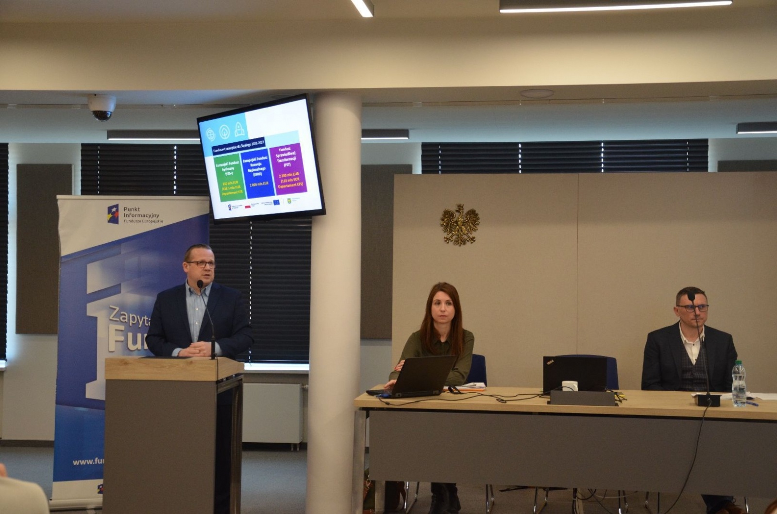 Zdjęcie w galerii na portalu naszwodzislaw.com: Fundusze unijne dla Śląska tematem spotkania w Starostwie wiadomości z regionu