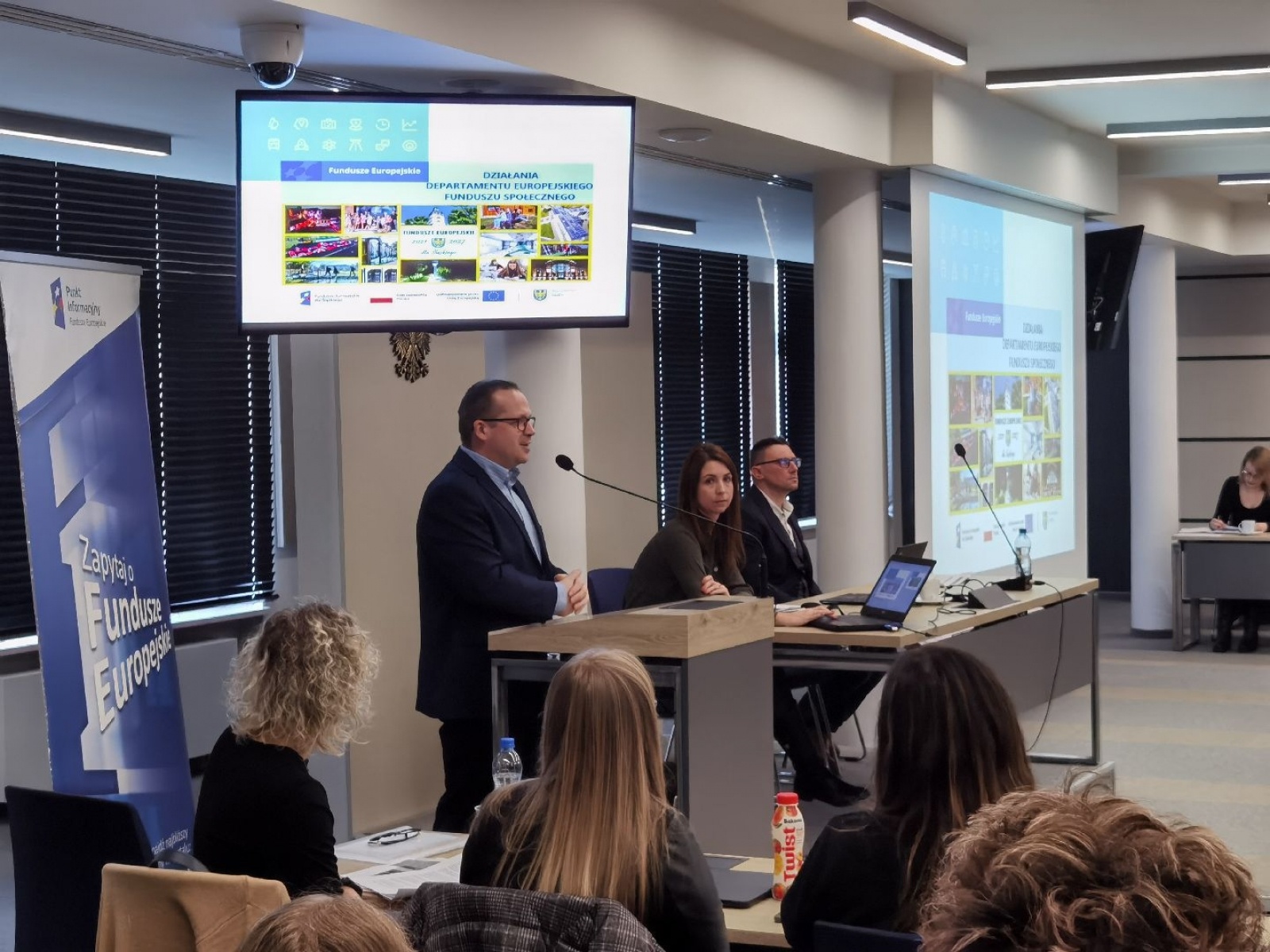 Zdjęcie w galerii na portalu naszwodzislaw.com: Fundusze unijne dla Śląska tematem spotkania w Starostwie wiadomości z regionu