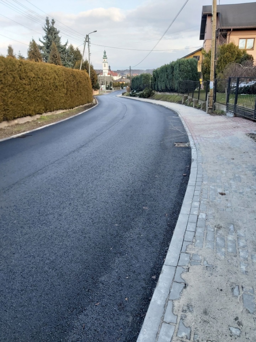 Zdjęcie w galerii na portalu naszwodzislaw.com: Powstańców Śląskich w Skrzyszowie już przejezdna wiadomości z regionu