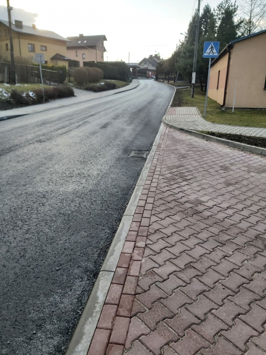 Zdjęcie w galerii na portalu naszwodzislaw.com: Powstańców Śląskich w Skrzyszowie już przejezdna wiadomości z regionu