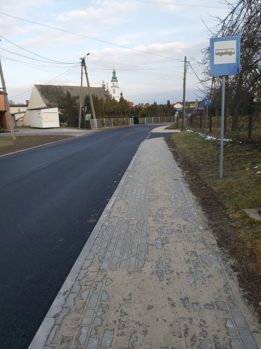 Zdjęcie w galerii na portalu naszwodzislaw.com: Powstańców Śląskich w Skrzyszowie już przejezdna wiadomości z regionu