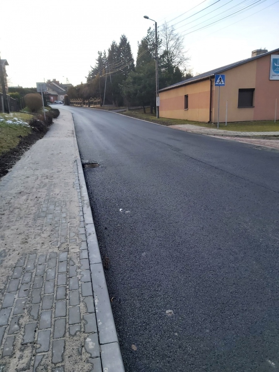 Zdjęcie w galerii na portalu naszwodzislaw.com: Powstańców Śląskich w Skrzyszowie już przejezdna wiadomości z regionu