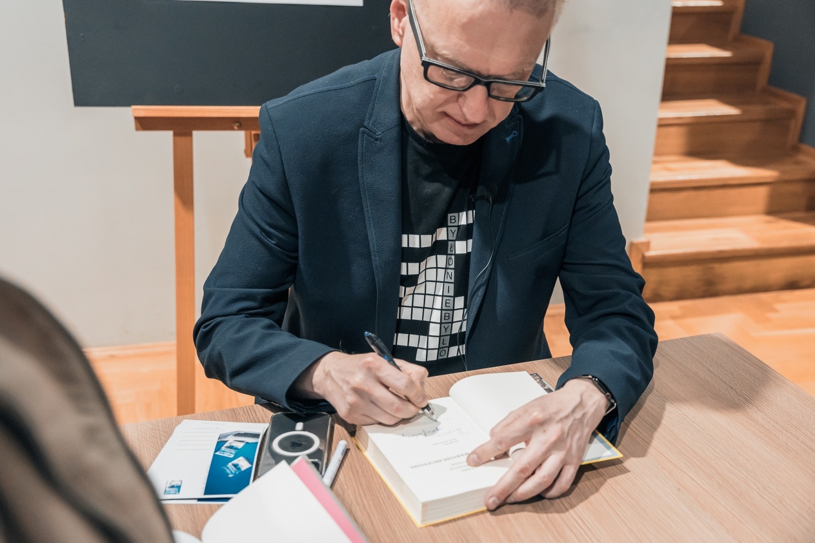 Zdjęcie w galerii na portalu naszwodzislaw.com: Mariusz Szczygieł w Godowie opowiadał o Czechach wiadomości z regionu