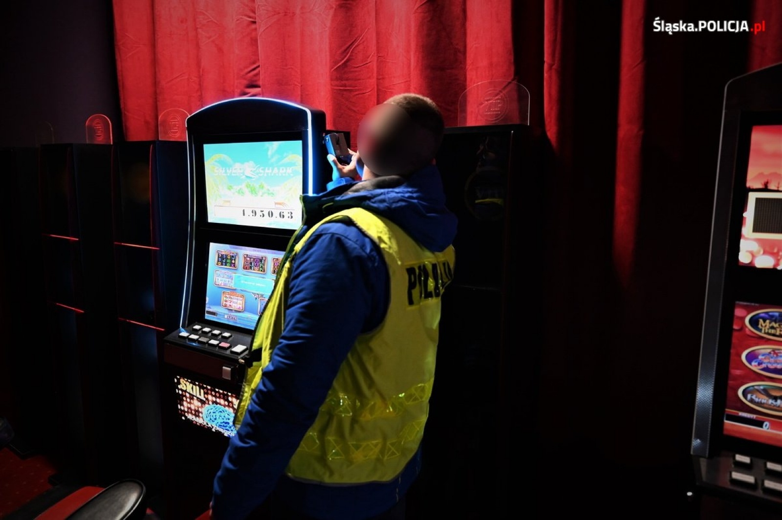 Zdjęcie w galerii na portalu naszwodzislaw.com: Śląska policja uderzyła w nielegalny hazard wiadomości z regionu