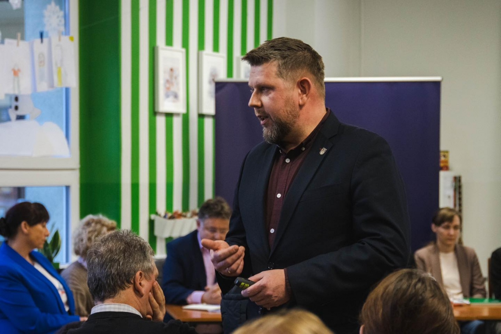 Zdjęcie w galerii na portalu naszwodzislaw.com: Mieczysław Kieca rozpoczął tournée po Wodzisławiu Śląskim wiadomości z regionu