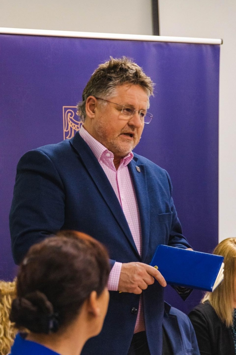 Zdjęcie w galerii na portalu naszwodzislaw.com: Mieczysław Kieca rozpoczął tournée po Wodzisławiu Śląskim wiadomości z regionu