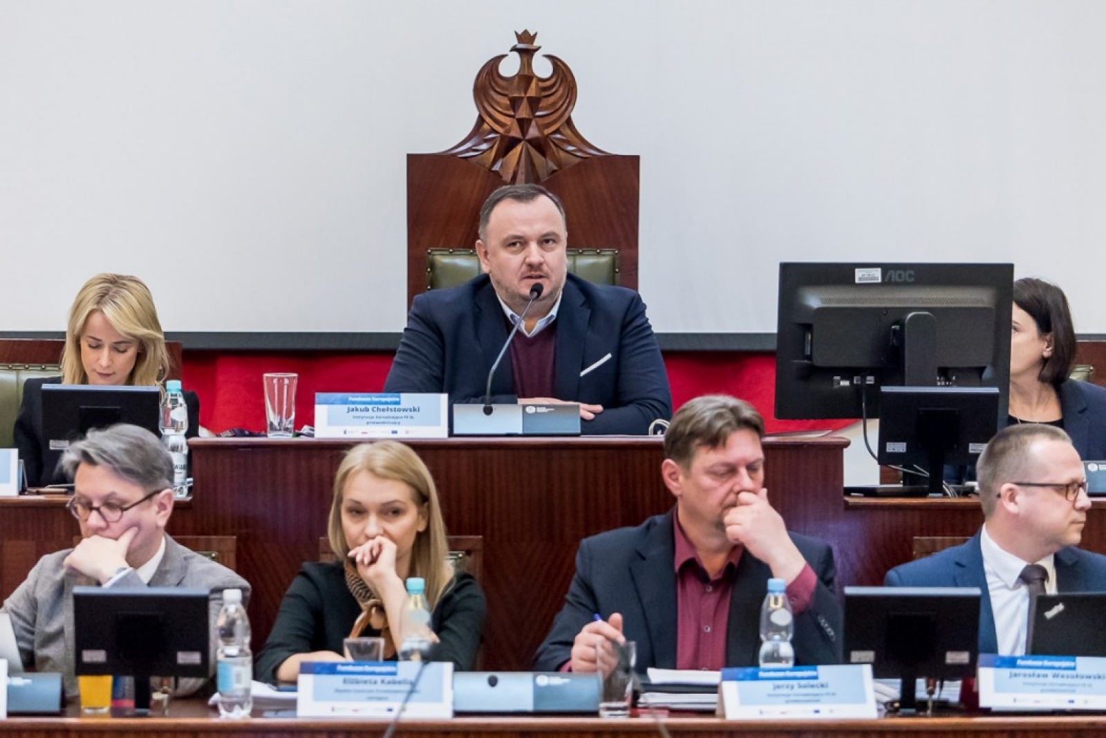 Zdjęcie w galerii na portalu naszwodzislaw.com: Ruszają prace Komitetu Monitorującego wiadomości z regionu