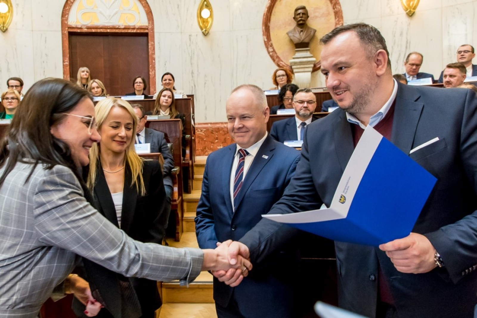 Zdjęcie w galerii na portalu naszwodzislaw.com: Ruszają prace Komitetu Monitorującego wiadomości z regionu