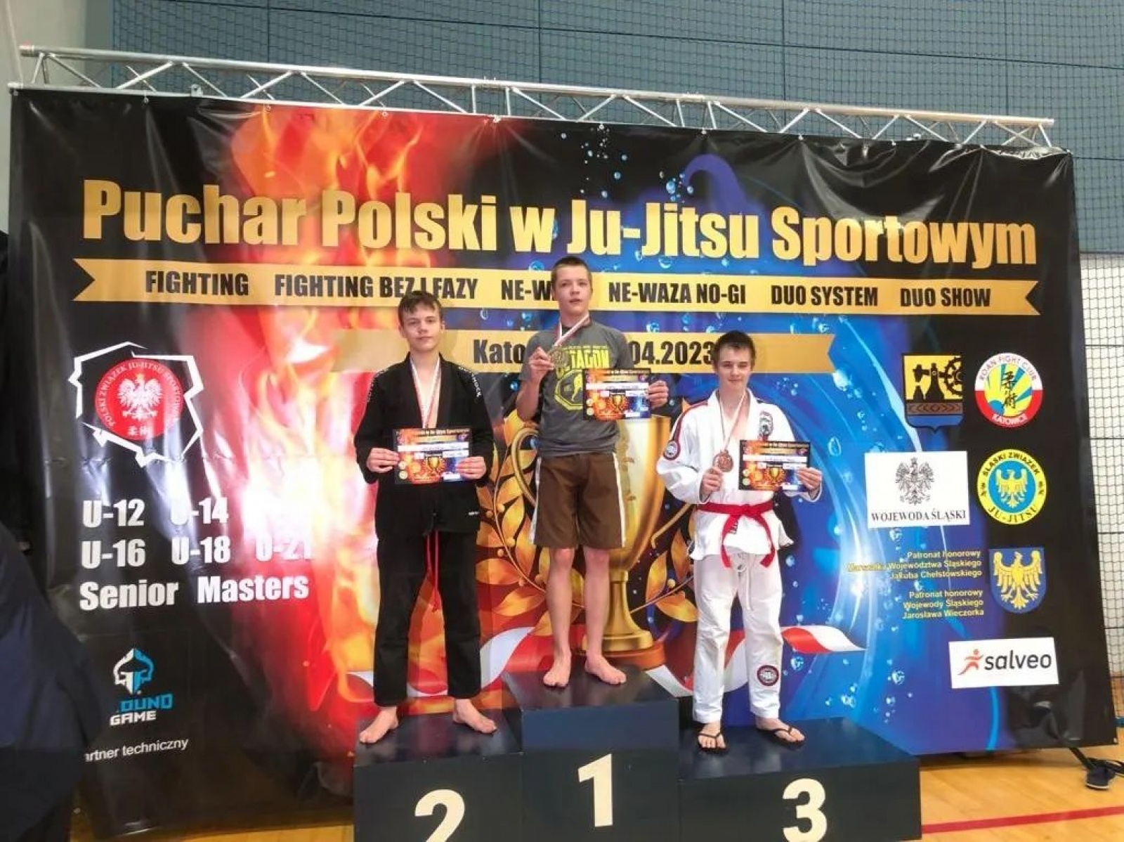 Zdjęcie w galerii na portalu naszwodzislaw.com: 9 medali na Pucharze Polski Ju-Jitsu dla KS STEIN ACADEMY wiadomości z regionu