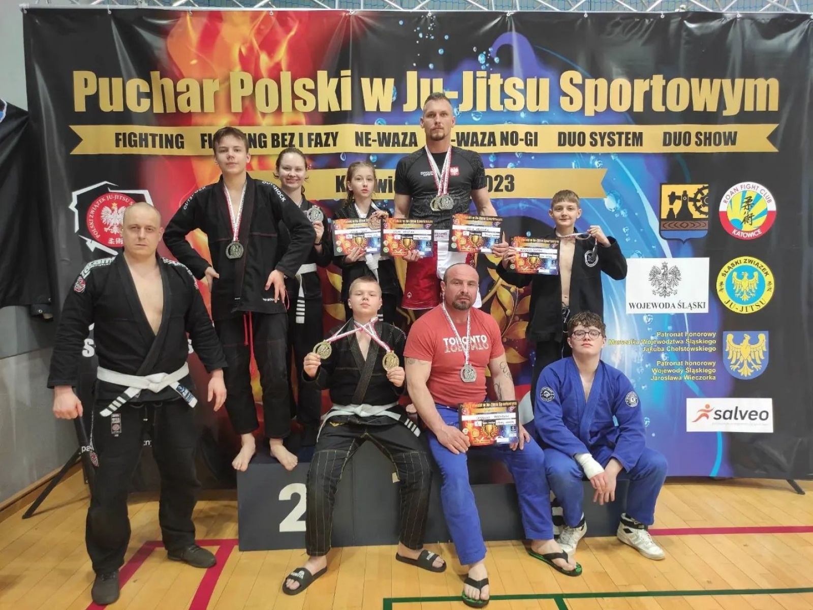 Zdjęcie w galerii na portalu naszwodzislaw.com: 9 medali na Pucharze Polski Ju-Jitsu dla KS STEIN ACADEMY wiadomości z regionu