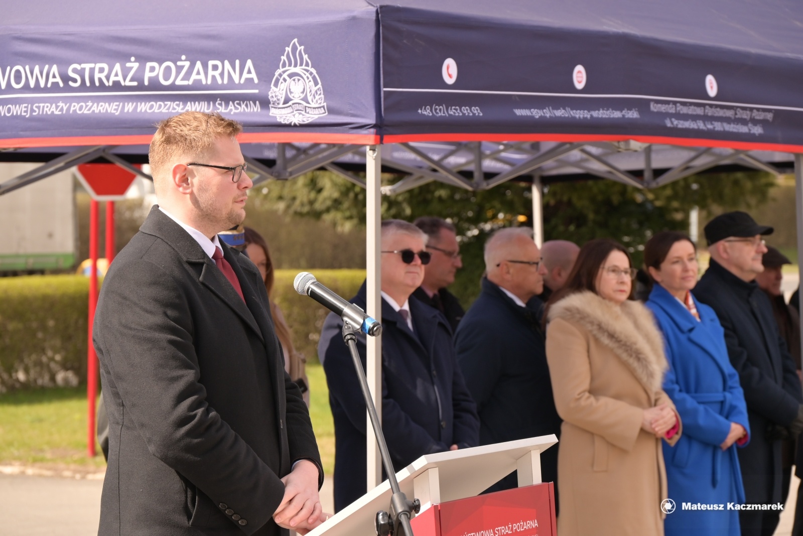 Zdjęcie w galerii na portalu naszwodzislaw.com: Uroczystości wręczenia promes na zakup samochodów ratowniczo - gaśniczych wiadomości z regionu