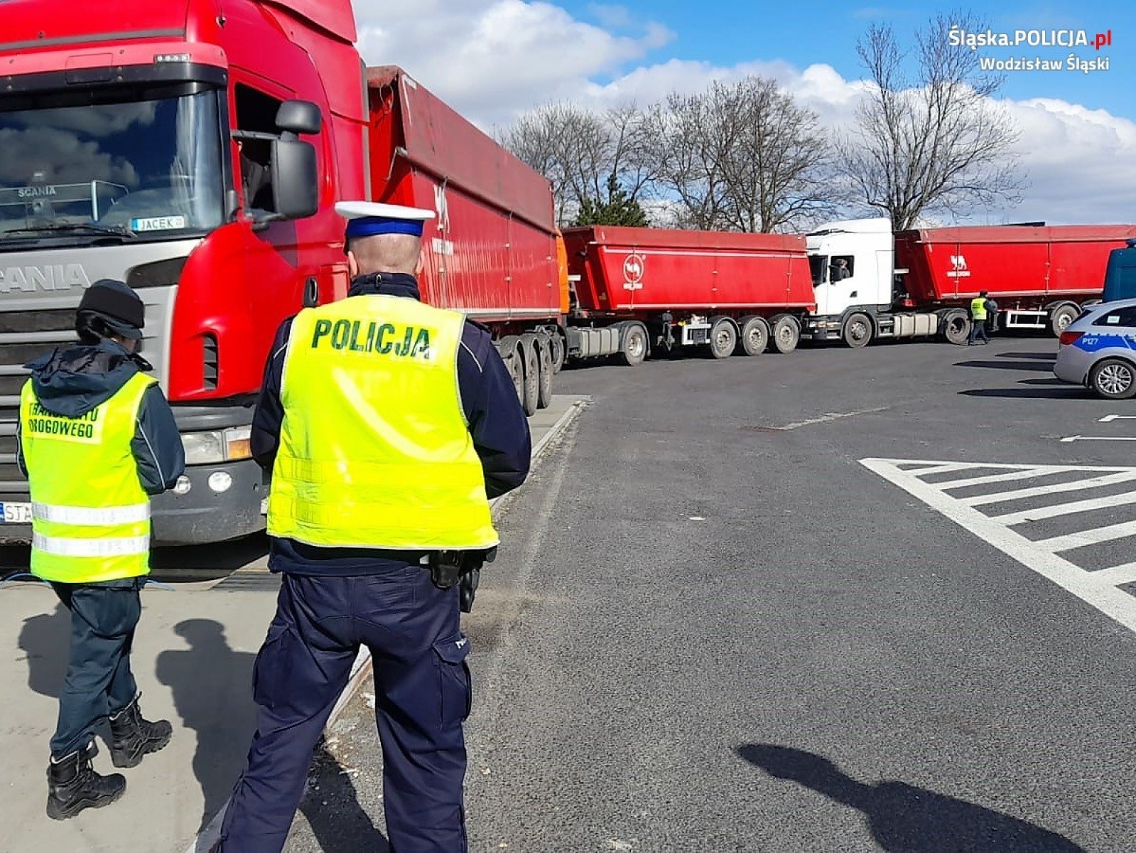 Zdjęcie w galerii na portalu naszwodzislaw.com: Wspólne działania wodzisławskiej drogówki i ITD wiadomości z regionu