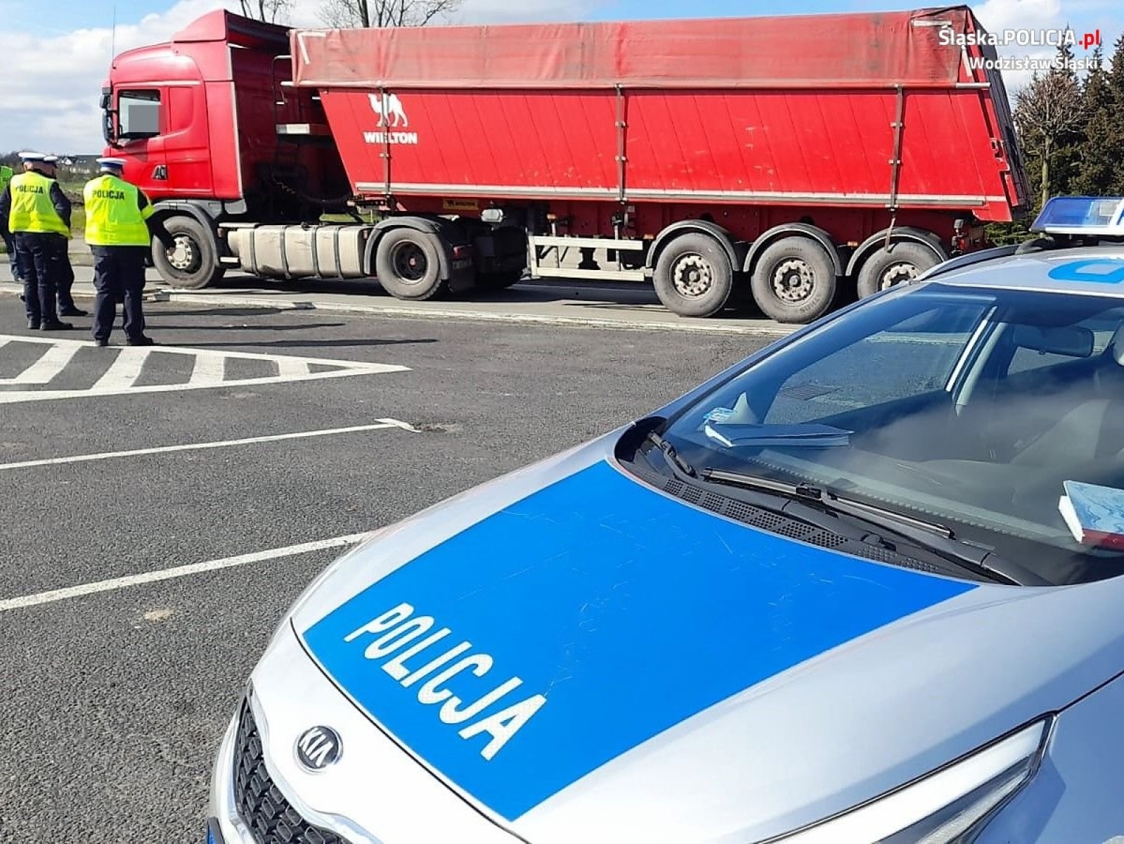 Zdjęcie w galerii na portalu naszwodzislaw.com: Wspólne działania wodzisławskiej drogówki i ITD wiadomości z regionu