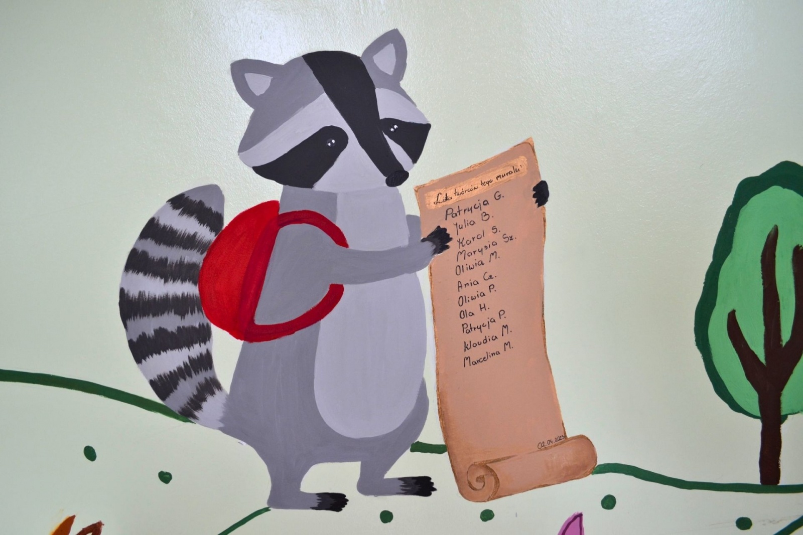 Zdjęcie w galerii na portalu naszwodzislaw.com: Uczniowie zmalowali małym pacjentom wielką niespodziankę wiadomości z regionu