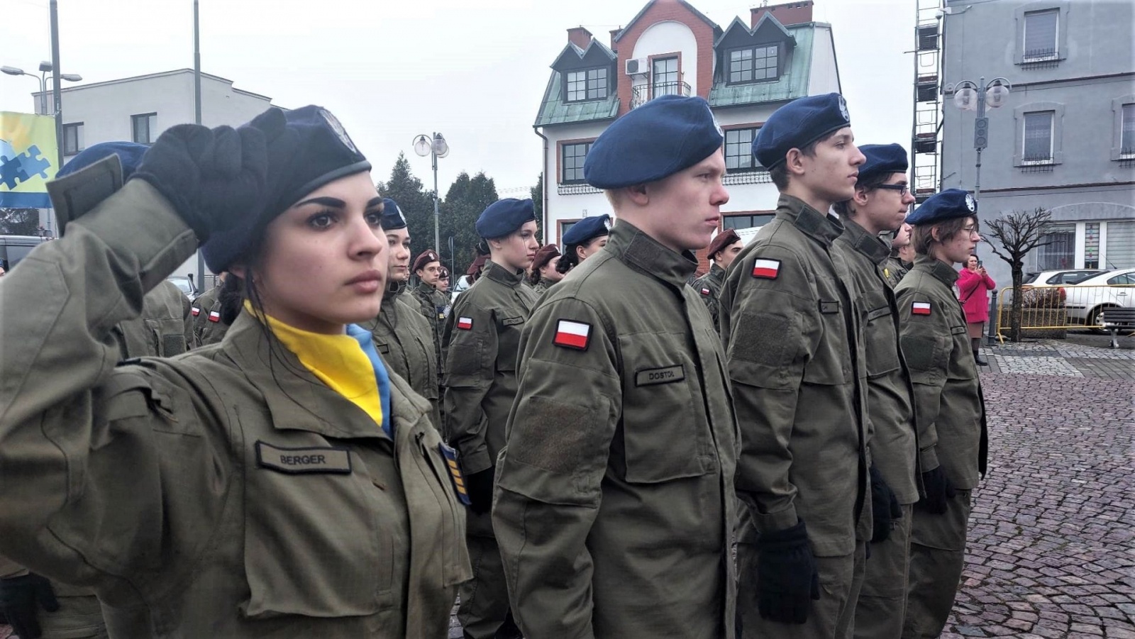 Zdjęcie w galerii na portalu naszwodzislaw.com: Kadeci ze szkoły w Rydułtowach ślubowali wiadomości z regionu