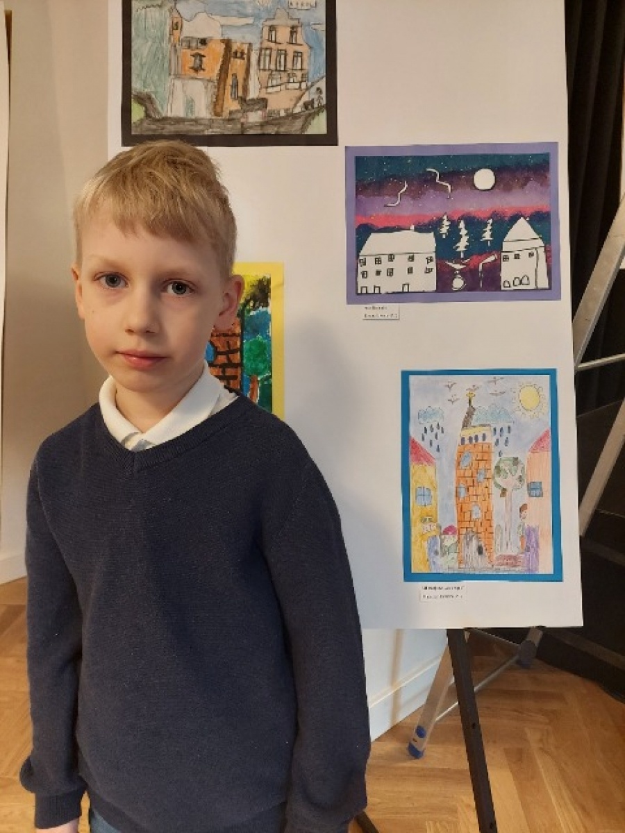 Zdjęcie w galerii na portalu naszwodzislaw.com: Wodzisław Śląski oczami dziecka. Konkurs plastyczny rozstrzygnięty wiadomości z regionu