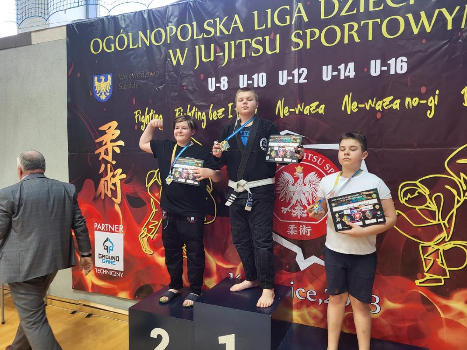 Zdjęcie w galerii na portalu naszwodzislaw.com: Zawodnicy KS Stein Academy z medalami ligi ju-jitsu wiadomości z regionu