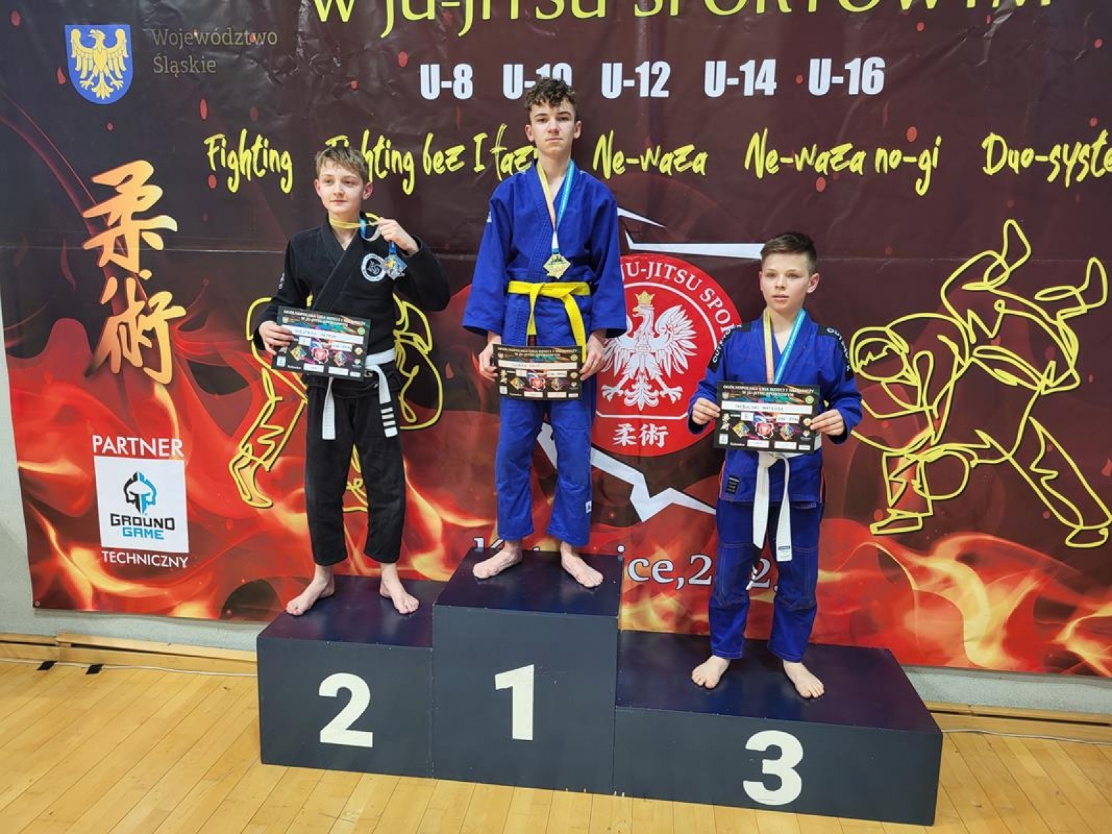 Zdjęcie w galerii na portalu naszwodzislaw.com: Zawodnicy KS Stein Academy z medalami ligi ju-jitsu wiadomości z regionu