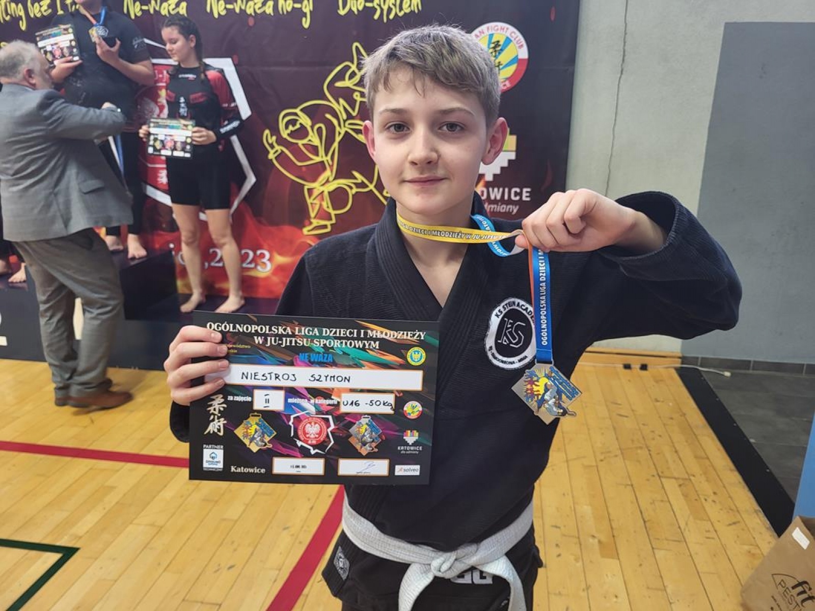 Zdjęcie w galerii na portalu naszwodzislaw.com: Zawodnicy KS Stein Academy z medalami ligi ju-jitsu wiadomości z regionu