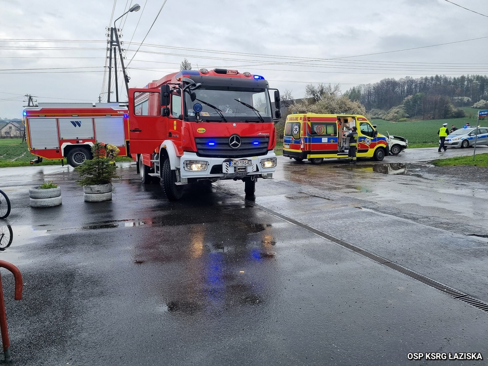 Zdjęcie w galerii na portalu naszwodzislaw.com: Wymuszenie pierwszeństwa przyczyną kolizji w Podbuczu [FOTO] wiadomości z regionu