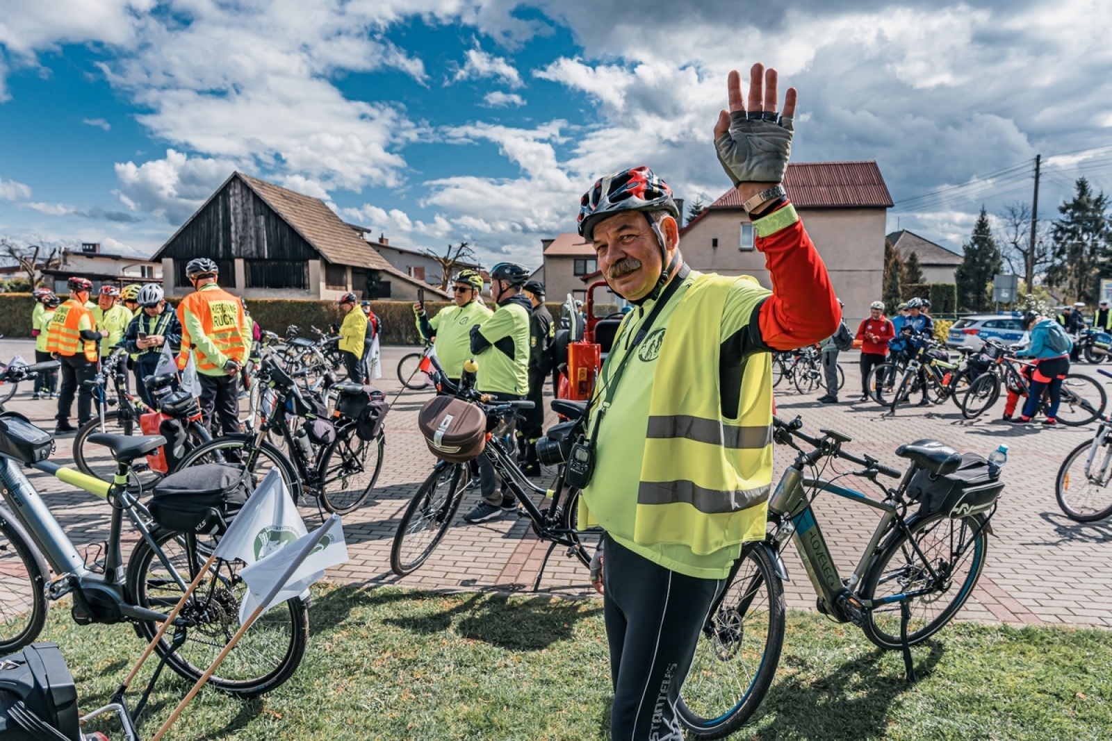 Zdjęcie w galerii na portalu naszwodzislaw.com: Godowskie Koło Turystyki Rowerowej obchodziło 15-lecie. Uczciło je rajdem wiadomości z regionu