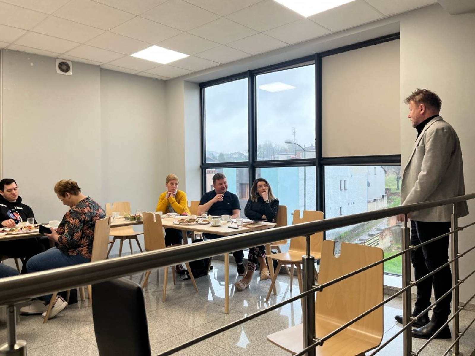 Zdjęcie w galerii na portalu naszwodzislaw.com: Sławomir Głomski gościem Śniadania Biznesowego w Rydułtowach wiadomości z regionu