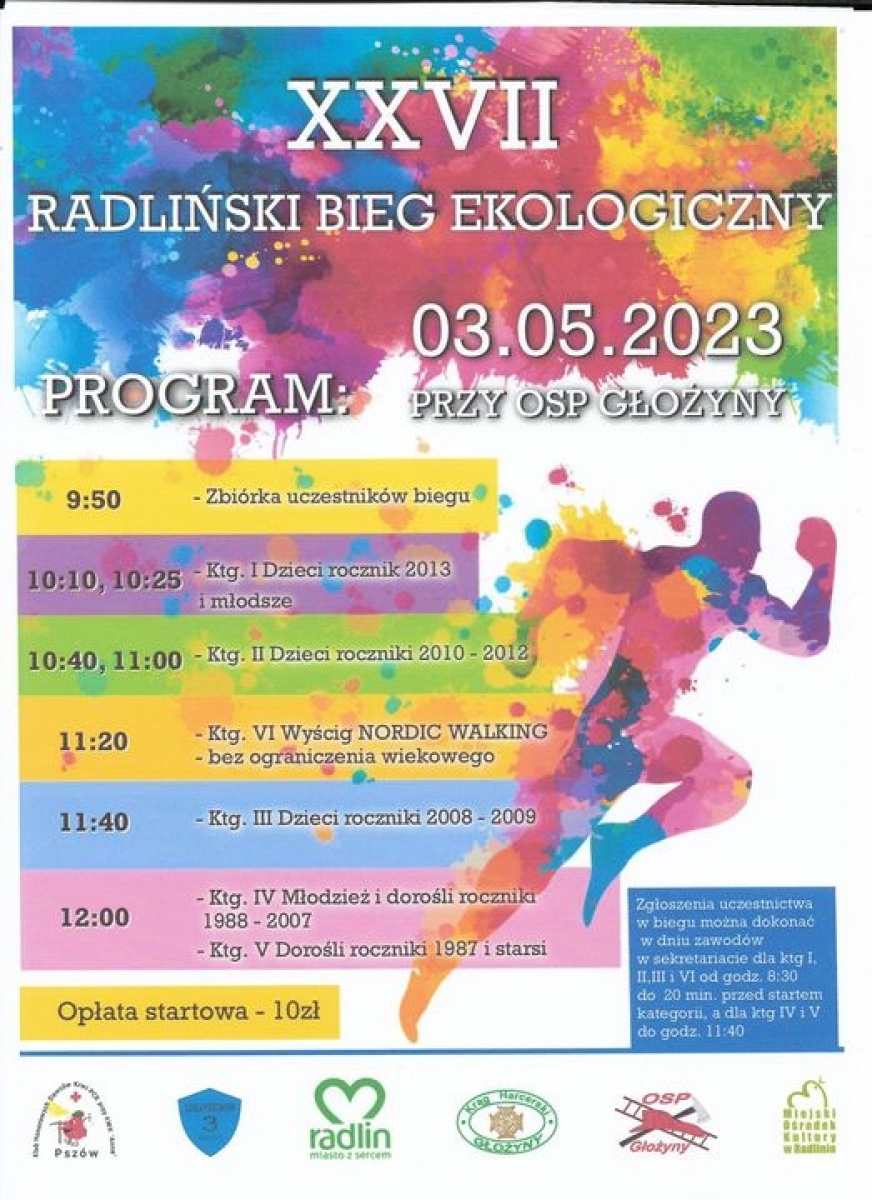 Zdjęcie w galerii na portalu naszwodzislaw.com: XXVII Radliński Bieg Ekologiczny coraz bliżej wiadomości z regionu