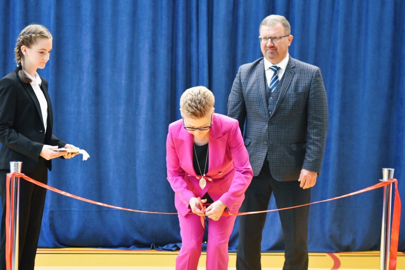 Zdjęcie w galerii na portalu naszwodzislaw.com: Sala gimnastyczna prezentem na 120 urodziny [FOTO] wiadomości z regionu