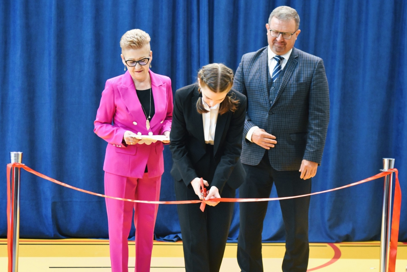 Zdjęcie w galerii na portalu naszwodzislaw.com: Sala gimnastyczna prezentem na 120 urodziny [FOTO] wiadomości z regionu