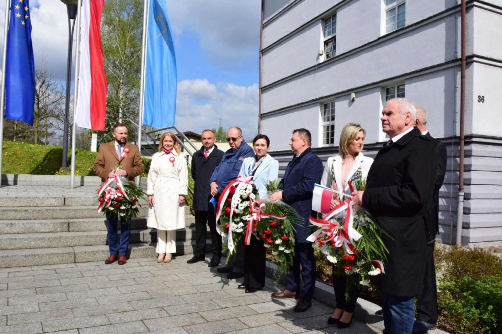 Zdjęcie w galerii na portalu naszwodzislaw.com: Uroczyste Obchody Majowe w Rydułtowach [FOTO] wiadomości z regionu