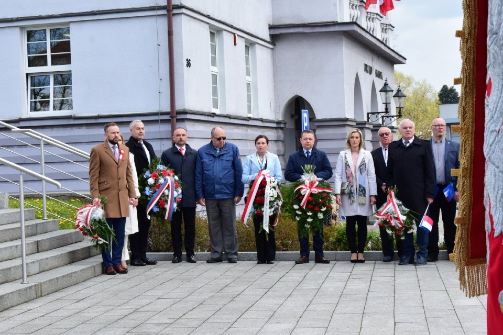Zdjęcie w galerii na portalu naszwodzislaw.com: Uroczyste Obchody Majowe w Rydułtowach [FOTO] wiadomości z regionu