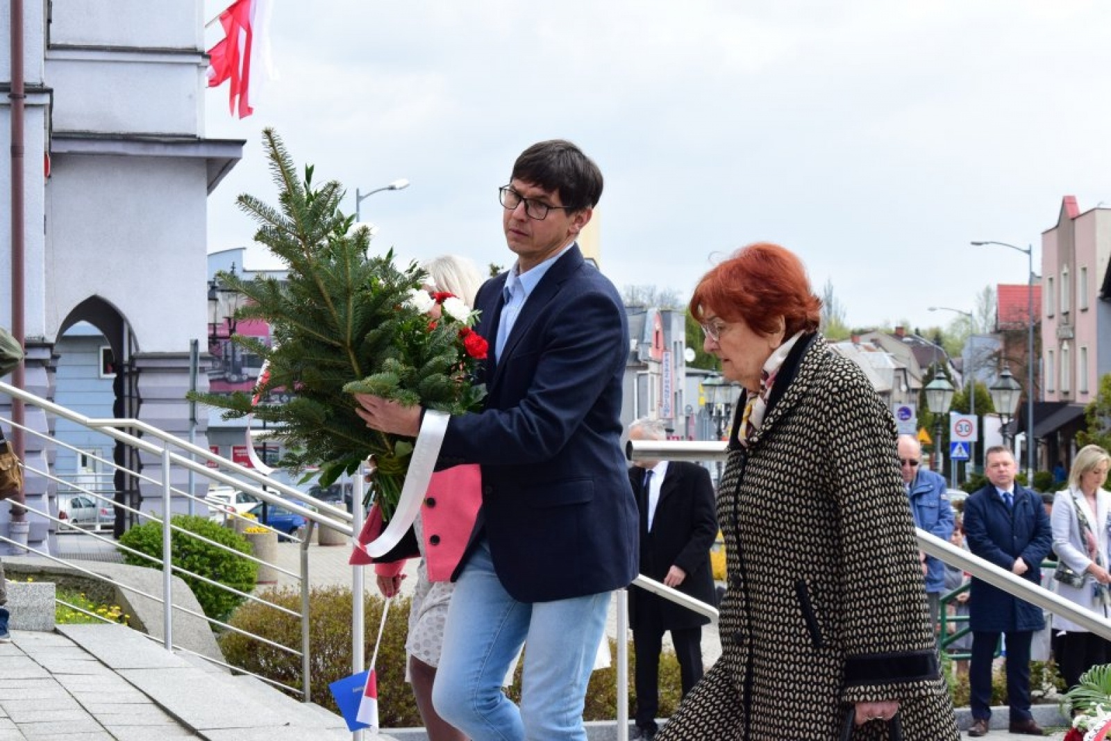 Zdjęcie w galerii na portalu naszwodzislaw.com: Uroczyste Obchody Majowe w Rydułtowach [FOTO] wiadomości z regionu