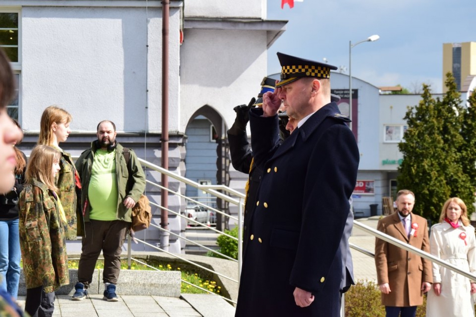 Zdjęcie w galerii na portalu naszwodzislaw.com: Uroczyste Obchody Majowe w Rydułtowach [FOTO] wiadomości z regionu