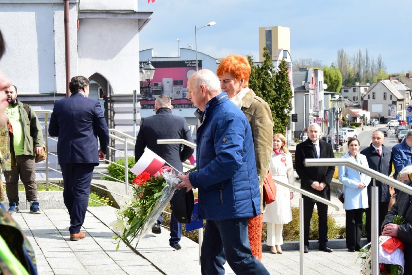 Zdjęcie w galerii na portalu naszwodzislaw.com: Uroczyste Obchody Majowe w Rydułtowach [FOTO] wiadomości z regionu
